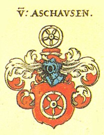 Wappen der Familie von Aschhausen nach Siebmachers Wappenbuch
