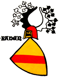 Wappen der Markgrafen von Baden (Baden) in der Zürcher Wappenrolle