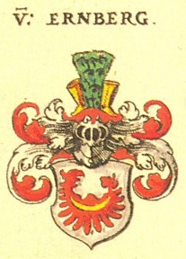 Wappen der Familie von Ehrenberg (Ernberg) nach Siebmachers Wappenbuch