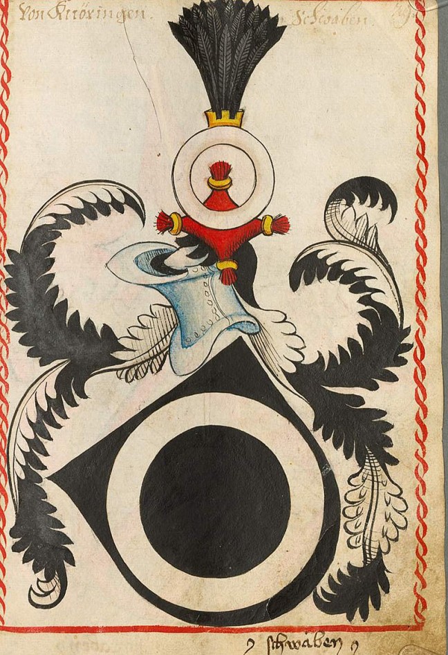 Wappen des Geschlechts Knöringen aus dem Scheiblerschen Wappenbuch