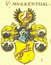 Wappen der Familie von Muggenthal nach Johann Siebmachers Wappenbuch