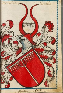 Wappen derer von Rechenberg Scheiblersches Wappenbuch 1450–1480