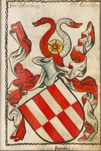 Wappen derer von Rosenberg im Scheiblers Wappenbuch
