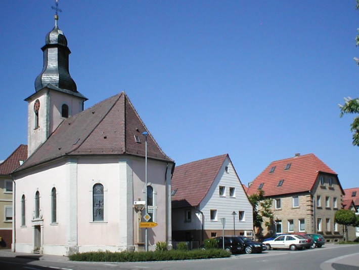 Alte Ortsmitte mit Evangelischer Kirche
