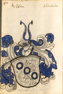 Wappen der Echter aus dem Scheiblerschen Wappenbuch, um 1450–80