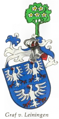 Stammwappen der älteren Linie Leiningen Stammwappen der älteren Linie Leiningen