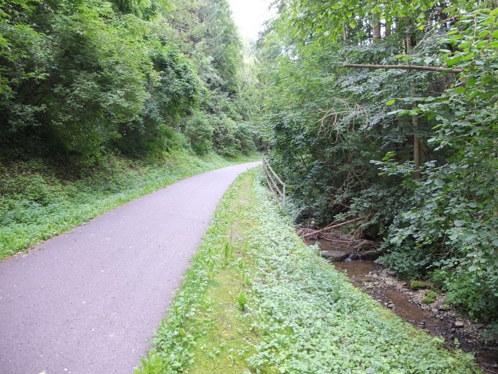 Blick talaufwärts in Richtung Haag wenig oberhalb des Künzelsauer Ortsrandes