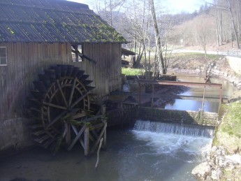 Mühlrad der Hammerschmiede bei Oberrot