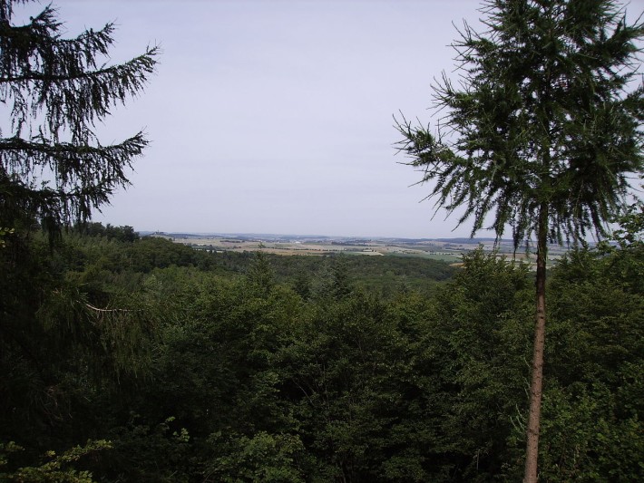 Blick von der Eppinger Chartaque Richtung Westen