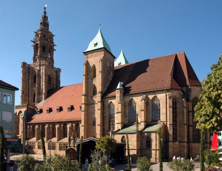 Kilianskirche, vom Kiliansplatz aus gesehen