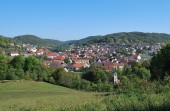 Mulfingen von Jagstberg aus gesehen (Bild: Harke)